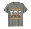 Halloween Skeleton Fall O Ween Directions Halloween Skeleton Teacher are You Fall O Ween Directions T-Shirt - Olive Heather