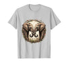 Mademark Mama Elephant and Calf Touching Trunks Gift T-Shirt - Silver Grey