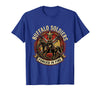 Mademark Buffalo Soldiers Forged in Fire Military Tribute T-Shirt - Royal Blue