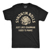 Funny for Men Food Joke for Guys with Funny Sayings Sarcastic T-Shirt in Heather Black - Synonym Rolls