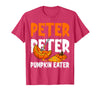 Halloween Matching Couple Shirts Women Men Funny Peter Pumpkin Eater Halloween Costume Men Boyfriend T-Shirt - Red Heather