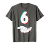 Cool Six Seven Meme Design Couple Matching Him Her Funny 67 Six Seven Meme Couple Matching Halloween Costume T-Shirt -