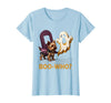 Mademark Boo-Who? Funny Yorkie Skeleton Halloween Dog Lover T-Shirt - Baby Blue