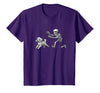 Funny Halloween Dog Lovers Gift Tees Skeleton Dogs Funny Skeleton Chasing Goldendoodle Dog Halloween Dogs Lover T-Shirt -