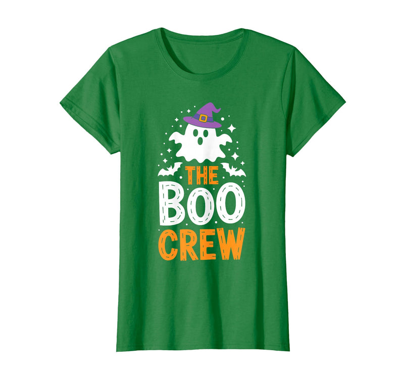 The Boo Crew Shirts The Boo Crew Shirt Matching Men Women Kids Halloween Costume T-Shirt - Kelly Green