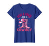 Save A Horse Ride A Cowboy Western Country Life Cowgirl T-Shirt - Royal Blue