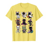 Halloween Cat Apparel Halloween Cat T-Shirt - Spooky Kittens Costume T-Shirt - Lemon Yellow
