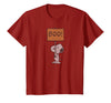 Peanuts Halloween Snoopy Boo Sign T-Shirt - Cranberry Red