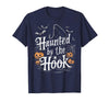 Fishing Halloween Trick Or Treat SteMi Apparel Fishing Halloween Spooky Fisherman Fish Trick Or Treat T-Shirt - Navy Blue