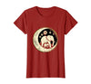 Mademark Mama and Baby Elephant Walking Together T-Shirt - Women - Cranberry Red