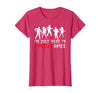 Zombie Dance Costume Halloween Party Tee Funny Zombie Halloween Shirt I’m Just Here to Thriller Dance T-Shirt - Red Heather