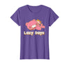 Gloomy Bear The Naughty Grizzly & Pity Lazy Days Anime T-Shirt - Purple Heather