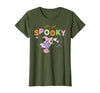 Disney Minnie Mouse Let's Get Spooky Cute Halloween Witch T-Shirt - Olive Green