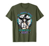 CCHT Dialysis Technician My Broom Broke So Now I'm a CCHT Dialysis Tech Halloween T-Shirt - Olive Green