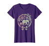 Mademark Elephant and Calf Walking Trunk to Tail Mama T-Shirt - Women - Purple