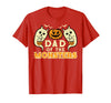 Mens Halloween Shirts For Dad Daddy Papa Men Halloween Dad of Monsters Funny Family Costume Papa Daddy T-Shirt - Red