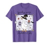 Spooky Goose Teacher Halloween Costume Funny Halloween Silly Goose Witch Spooky Goose Teacher Club T-Shirt - Purple Heather