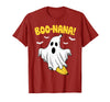 Halloween Tees for Women Men Kids Funny Banana Ghost Boo Pun Halloween Costume Men Women Kids T-Shirt - Cranberry Red