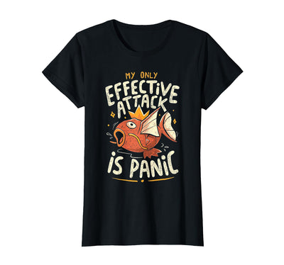 Fish My Only Effective Attack is Panic T-Shirt