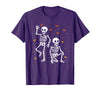 Funny Halloween Trump Skeleton Trump Design Funny Halloween Trump Skeleton Trump T-Shirt - Purple