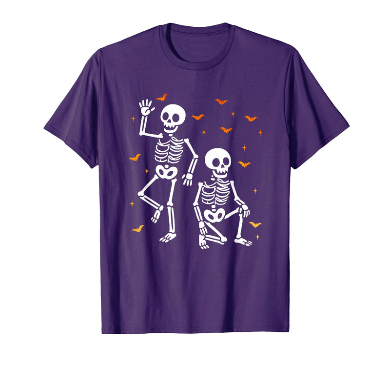 Funny Halloween Trump Skeleton Trump Design Funny Halloween Trump Skeleton Trump T-Shirt - Purple