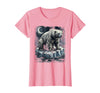 Mademark Polar Bear Lone Ice Floe Drifting Arctic Design T-Shirt - Pink