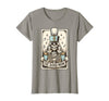 Marching Band Mom Tarot Card Skeleton Halloween Marching Band Mom Tarot Card Skeleton Mom Musical Instrument T-Shirt - Slate