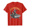 Mademark Whale Shark Biggest Fish No Problem Design T-Shirt - Red