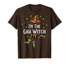 Matching Witch Halloween Costumes by Foxio Im the Gigi Witch Halloween Matching Group Costume T-Shirt - Brown