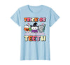 Halloween Shirts For Women Men Kids Boys Girls Halloween Dentist Trick Or Teeth Dental Costume Men Women T-Shirt - Baby Blue