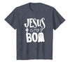 Jesus is My Boo - Funny Christian Halloween Quote Humor T-Shirt - Heather Blue