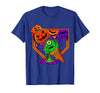Ice Cream Drip Baseball Home Plate Halloween Tee Funny Halloween Baseball Ice Cream Drip Boys Girls Youth T-Shirt - Royal