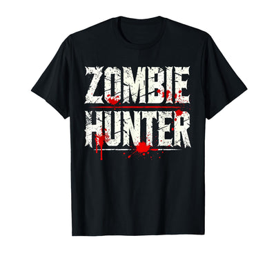 Zombie Apocalypse Survival Gear Hunter Zombie Hunter Blood Splatter Typography T-Shirt
