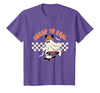 Halloween Creep it Real Vintage Ghost CKTEE2 Vintage Halloween Creep It Real Mouse Ghost Boy Fall Season T-Shirt - Purple