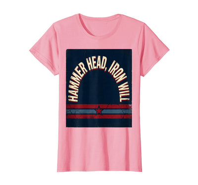 Hammerhead Shark Hammer Head Iron Will Design T-Shirt