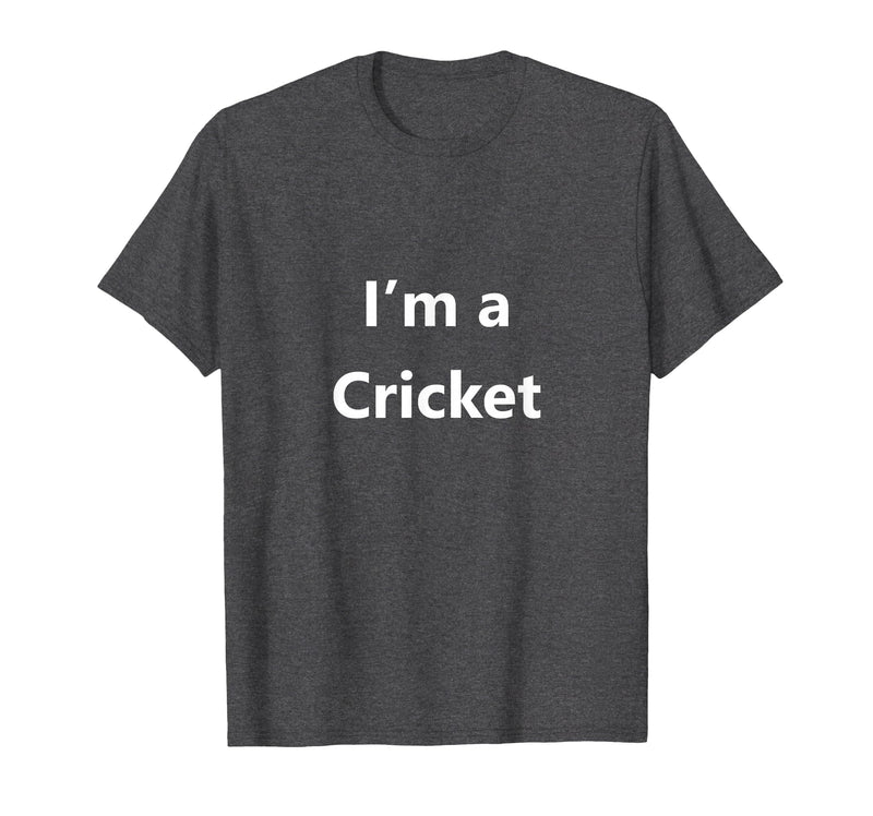 MNBHYB Idea Funny Halloween Cricket Bug Insect Easy Costume Last Minute T-Shirt - Dark Heather Grey
