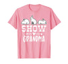 Show Rabbit Grandma T-Shirt in Pink