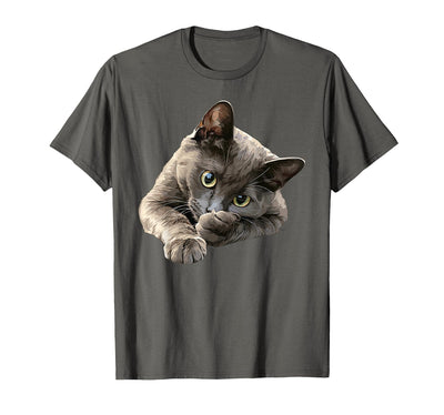 Russian Blue Cat Mom Dad Pet Shop Russian Blue Cats Russian Blue Cat T-Shirt