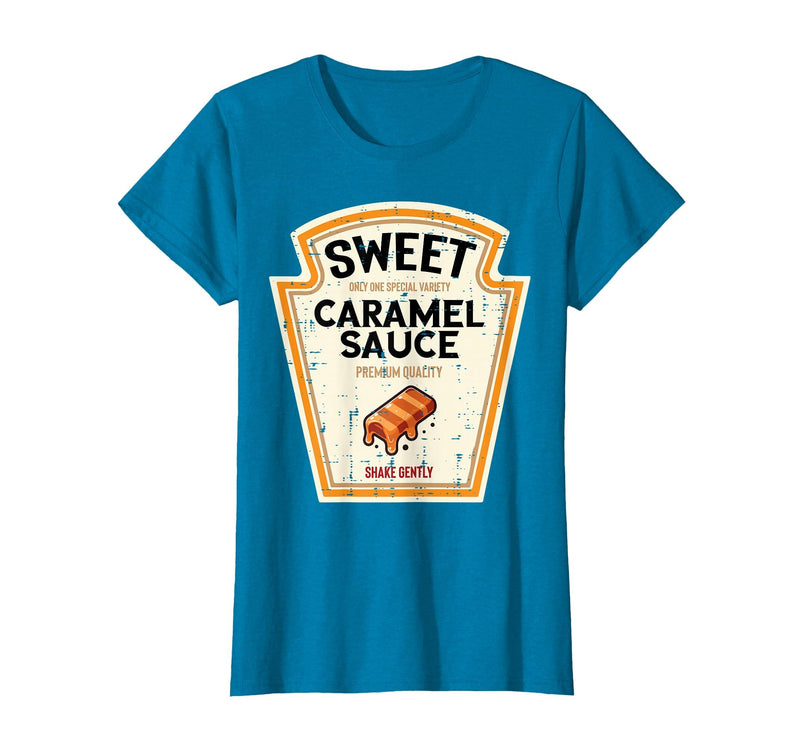 Halloween Shirts For Women Men Kids Boys Girls Halloween Caramel Sauce Funny Food Costume Women Men Kids T-Shirt - Sapphire