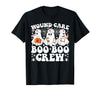 Wound Care Nurse Boo Boo Crew Halloween Wound Care Boo Boo Crew Nurse Funny Ghost Halloween Nurse T-Shirt - Black