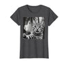 Halloween Cat Selfie with Spooky Ghost t -shir t Halloween Cat Selfie with Spooky Ghost T-Shirt - Dark Heather Grey