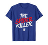 Moito Creepy Spiders Halloween Shirt Creepy Spiders Halloween Shirt Trick Treat Cobweb Killer Boo T-Shirt - Royal Blue