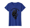 Mademark Tree Hugger By Nature Monkey Design T-Shirt - Women - Royal Blue