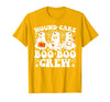 Wound Care Nurse Boo Boo Crew Halloween Wound Care Boo Boo Crew Nurse Funny Ghost Halloween Nurse T-Shirt - Golden Yellow