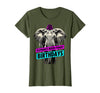 Mademark Elephants Never Forget Birthdays Funny Design T-Shirt - Women - Olive Green