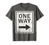 Funny Street Signs Matching Halloween Costumes Road Signs Funny Traffic Signs Shirt Halloween Costume Party T-Shirt -