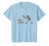Funny Halloween Dog Lovers Gift Tees Skeleton Dogs Funny Skeleton Chasing Goldendoodle Dog Halloween Dogs Lover T-Shirt -