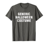 Generic Halloween Costume T-Shirt - Asphalt Grey