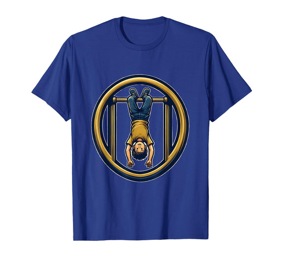 Mademark Second Grade Monkey Bars Upside Down Kid Design T-Shirt - Men - Royal Blue