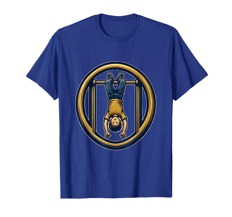 Mademark Second Grade Monkey Bars Upside Down Kid Design T-Shirt - Men - Royal Blue